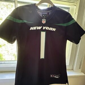 Gardiner New York Jets Black and Green Men's Jersey size m